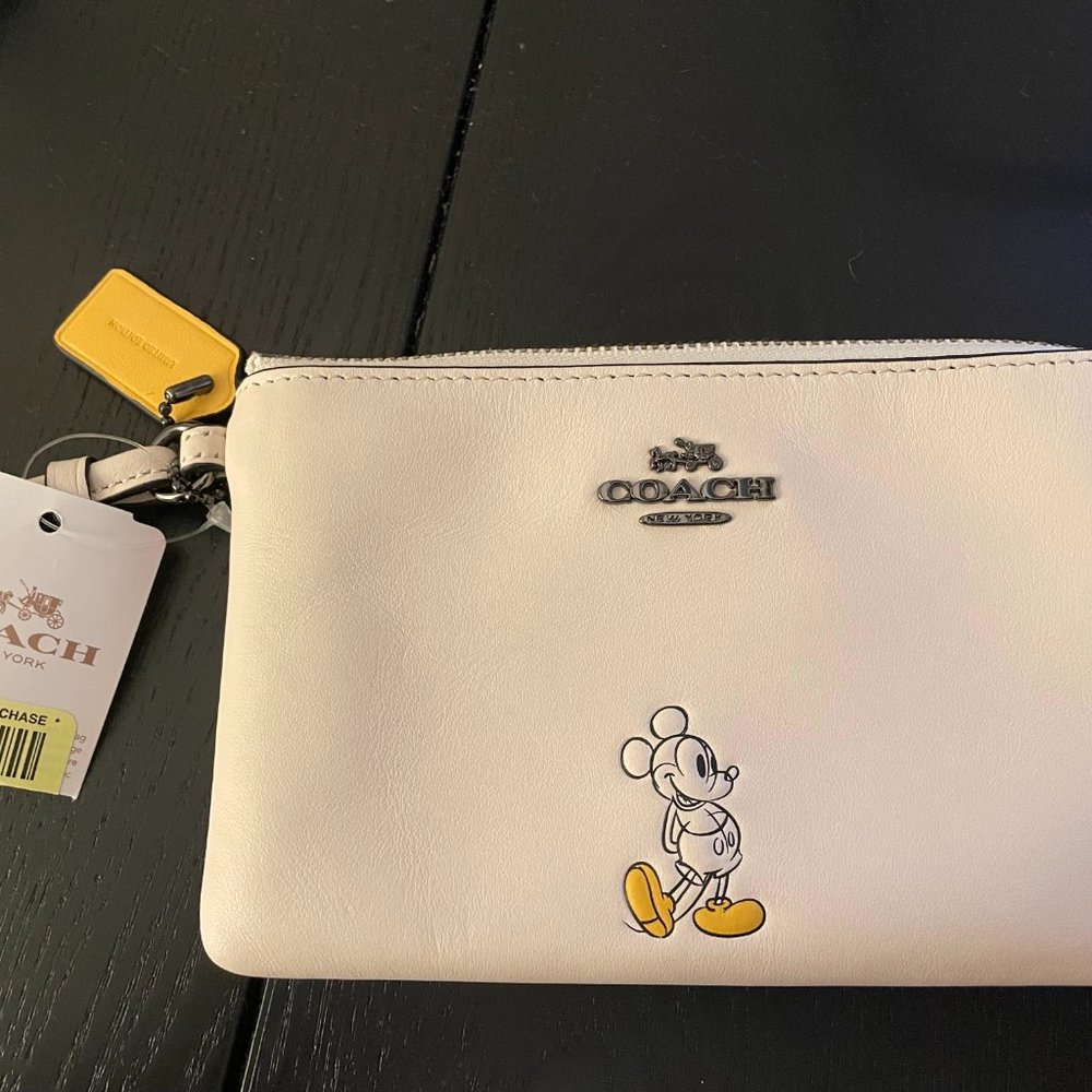 Coach Disney X Mickey Mouse Wristlet